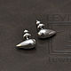 Заказать Серьги-пусеты Капли. LEVITAN jewellery. Ярмарка Мастеров. . Серьги-пусеты Фото №3