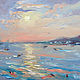 The oil study of the Sunset. Gelendzhik. Pictures. Dubinina Ksenya. Online shopping on My Livemaster.  Фото №2