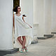 White Linen Dress «Cady». Dresses. mongolia. Online shopping on My Livemaster.  Фото №2