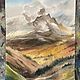 Mountains watercolor painting. Pictures. Regina Kuyukova. Online shopping on My Livemaster.  Фото №2