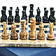 Stone chess 'Carthage' marble and shell 30. Chess. H-Present more, than a gift!. Online shopping on My Livemaster.  Фото №2