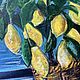 Картина Лимонное дерево. Картины. Anna-volodina. Ярмарка Мастеров.  Фото №5