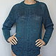 pullover silk-merino 'bay of biscay', Pullover Sweaters, Moscow,  Фото №1
