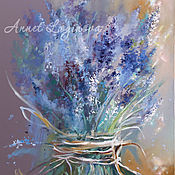 Картины и панно handmade. Livemaster - original item Spring is in the color Lavender. Handmade.