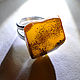 Amber. Ring 'Speckled 2', Rings, Kaliningrad,  Фото №1