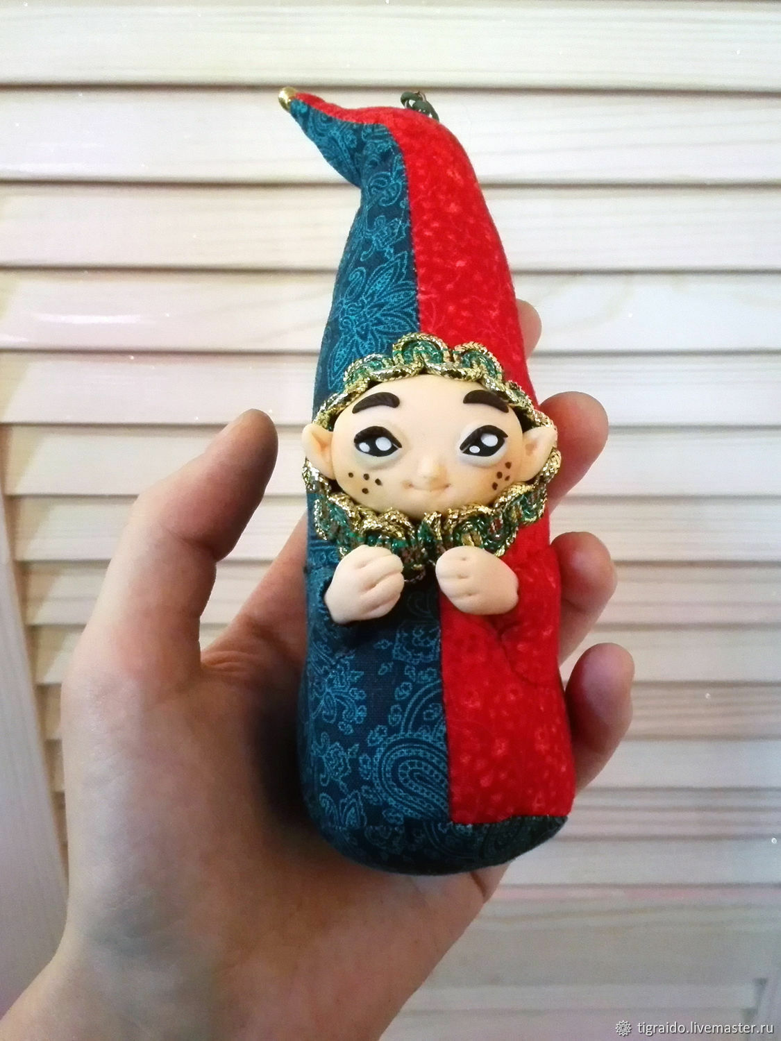 Little gnome, a Christmas ornament – купить на Ярмарке Мастеров – EF6LHCOM  | Stuffed Toys, Moscow