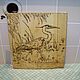 Order Board for filing, a cutting Board 'Heron'. magics-cave. Livemaster. . Cutting Boards Фото №3