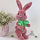 Toy Bunny Caramel knitted plush toy Hare toy rabbit. Stuffed Toys. vyazunchiki-lz (vyazunchiki-lz). My Livemaster. Фото №5
