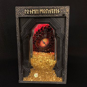 Куклы и игрушки ручной работы. Ярмарка Мастеров - ручная работа Book nook “Smaug” / Бук нук «Смауг». Handmade.