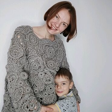 Одежда ручной работы. Ярмарка Мастеров - ручная работа Вязаный джемпер ручная работа. Handmade.