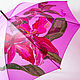 Umbrella-cane painted Orchid and Bird. Umbrellas. UmbrellaFineArt. Online shopping on My Livemaster.  Фото №2
