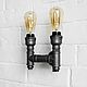 Order Lamp-wall lamp made of water pipes ' Deglas 5'. uloft. Livemaster. . Sconce Фото №3