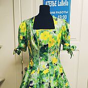 Одежда handmade. Livemaster - original item dresses: Dress in retro style Summer. Handmade.