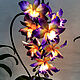 Flower-nightlight orchid 'Lilu'. Table lamps. Elena Krasilnikova. My Livemaster. Фото №4
