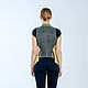 The Mosaic vest of homespun hemp hand dyeing. Vests. SNOP hemp. Online shopping on My Livemaster.  Фото №2