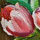Painting tulip flowers 'Salute to spring' mini-picture. Pictures. irina-churina (irina-churina). My Livemaster. Фото №6