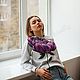 Свитшот с росписью Пион. Джемперы. Анна Валерьева (Роспись одежды). Ярмарка Мастеров.  Фото №5