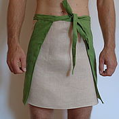 Мужская одежда handmade. Livemaster - original item Kilt for men`s bath linen. Handmade.