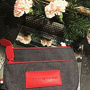 Сумки и аксессуары handmade. Livemaster - original item Beauticians: Cosmetic bag T&H, America. Handmade.