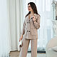 The Virginia suit is beige. Suits. Designer clothing Olesya Masyutina. My Livemaster. Фото №5