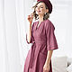 Order Dress for the office in a cage rose, the dress of suiting viscose pink. mozaika-rus. Livemaster. . Dresses Фото №3