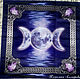 Altar cloth, for divination THREE MOONS, Ritual tablecloth, Ufa,  Фото №1