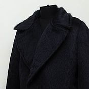 Одежда handmade. Livemaster - original item Alpaca winter coat, long black coat. Handmade.