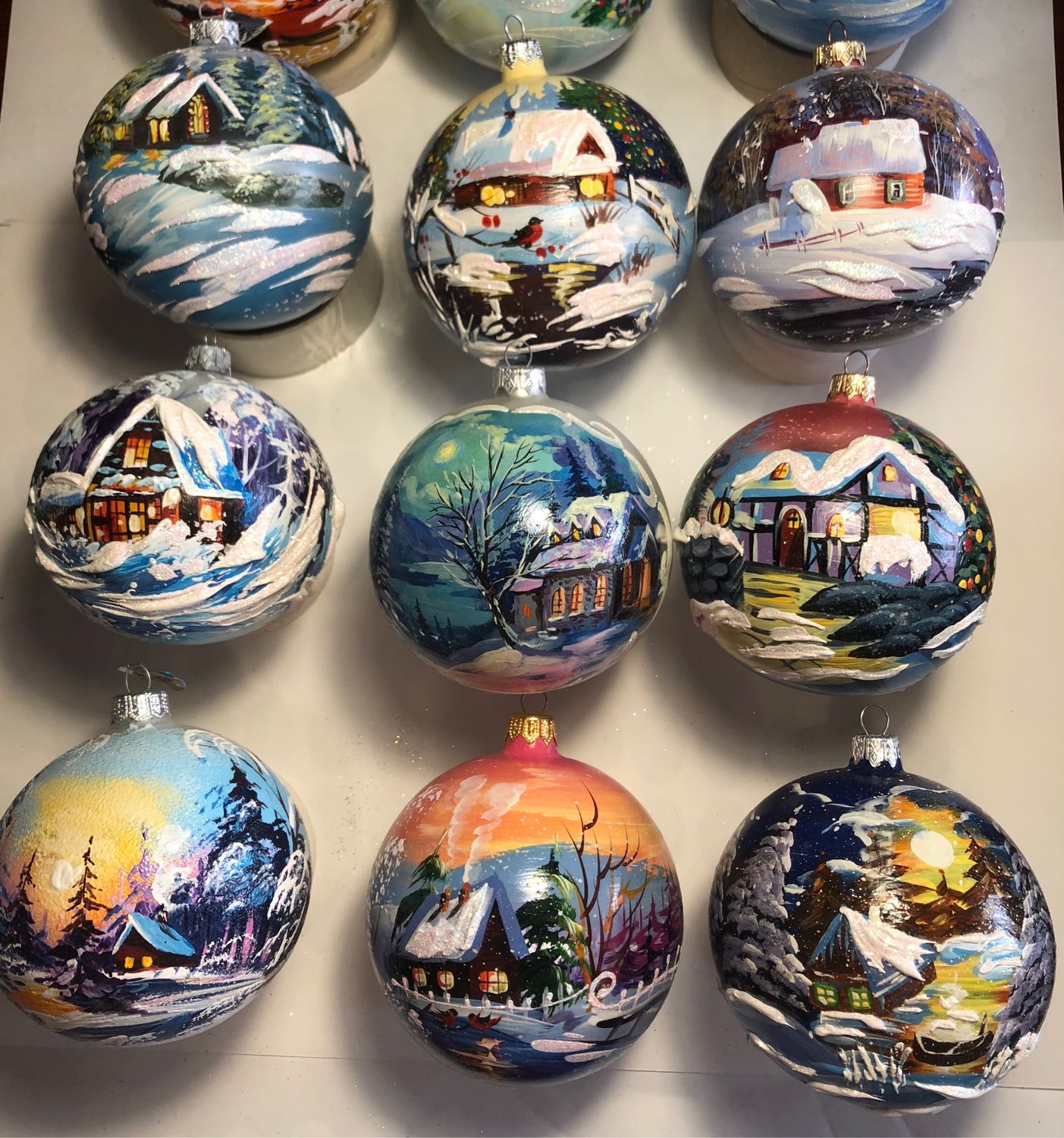 Новогодние елочные шары для росписи