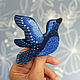 Brooch 'Bird of happiness', an original gift, Brooches, Ust-Ilimsk,  Фото №1