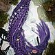 Заказать Дреды на резинке "Violet dreams". Botanique Dreads and Wraps/Booka.Dreads. Ярмарка Мастеров. . Дреды Фото №3