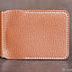 Copy of Copy of Copy of Wallet with money clip chvre. Clamps. TheFlyingTurtle. My Livemaster. Фото №4