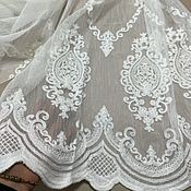 Для дома и интерьера handmade. Livemaster - original item White tulle linen with Scheherazade embroidery