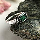 Natural VS Emerald 1,67 ct, silver emerald ring. Rings. Bauroom - vedic jewelry & gemstones (bauroom). My Livemaster. Фото №4