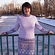 Джемпер и юбка Сиреневый туман, Костюмы, Мичуринск,  Фото №1