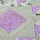 Blanket 'Lilac morning',patchwork bedspread. Blankets. VintagDreams. My Livemaster. Фото №6