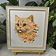 Painting cross stitch Red cat, cross stitch, Pictures, Chelyabinsk,  Фото №1