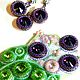 Spring flowers. Jewelry set. Brooch-boutonniere,earrings,pendant. Jewelry Sets. Elena Borkova (divelen). My Livemaster. Фото №5
