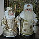 interior doll: grandfather frost and snow maiden. Interior doll. With smile. My Livemaster. Фото №6