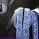 The belt of England is white and blue. Belts and ribbons. ЛЕЙЛИКА - пояса и очелья для всей семьи. My Livemaster. Фото №5