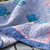 Для дома и интерьера handmade. Livemaster - original item Baby blanket OCEAN gift newborn blanket. Handmade.