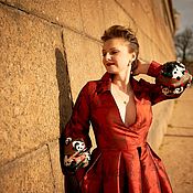 Одежда handmade. Livemaster - original item Dress made of jacquard 