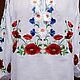 Order Women's embroidered blouse 'Daisies' ZHR3-229. babushkin-komod. Livemaster. . Blouses Фото №3