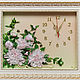 Wall clock "White Peonies". Watch. jema_flowers (Svetik7tsvetik). Online shopping on My Livemaster.  Фото №2