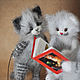 Grandfather TALES Knitted toy cats. Stuffed Toys. Knitted toys Olga Bessogonova. Online shopping on My Livemaster.  Фото №2