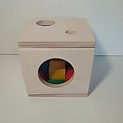Куклы и игрушки handmade. Livemaster - original item Montessori Sorter Cube with Holes. Handmade.