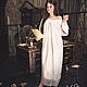 Order Silk Cambric Nightgown Feerie Milky White. Delicate Clothing Store (Daria). Livemaster. . Nightdress Фото №3