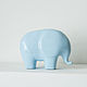 Ceramic piggy Bank 'Elephant'. Figurines. Hill & Mill. My Livemaster. Фото №5