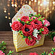 Order A soap bouquet in an envelope of Maki and clarkia. Soap-making workshop. Livemaster. . Soap Фото №3