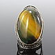 Ethnic Avant-Garde Series Ring with 925 silver agate HB0076. Rings. Sunny Silver. My Livemaster. Фото №4