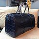 Travel / sports bag made of crocodile belly, premium. Sports bag. SHOES&BAGS. Online shopping on My Livemaster.  Фото №2